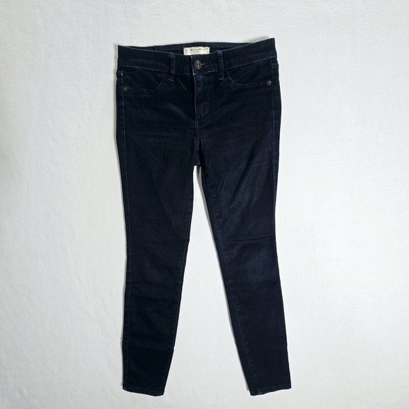 Abercrombie & Fitch Jeans Womens Stretch Petite Navy Blue W26/L27 - Picture 1 of 13